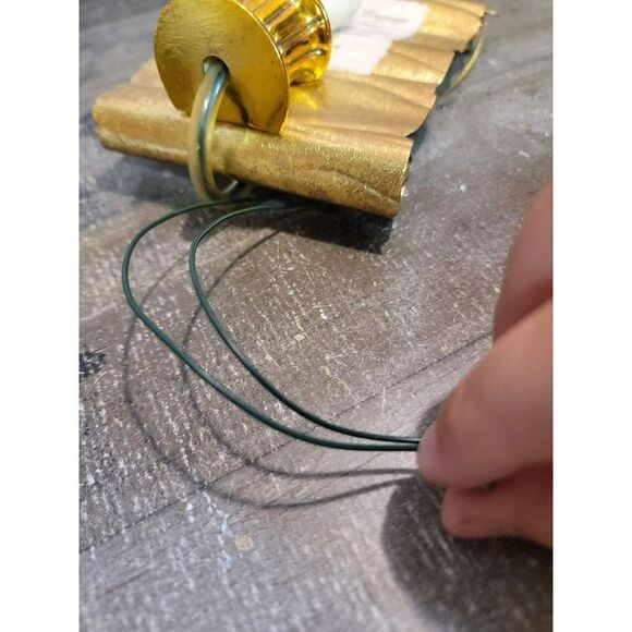 Golden scroll candle love language ornament lighted Xmas decor - Picture 3 of 5